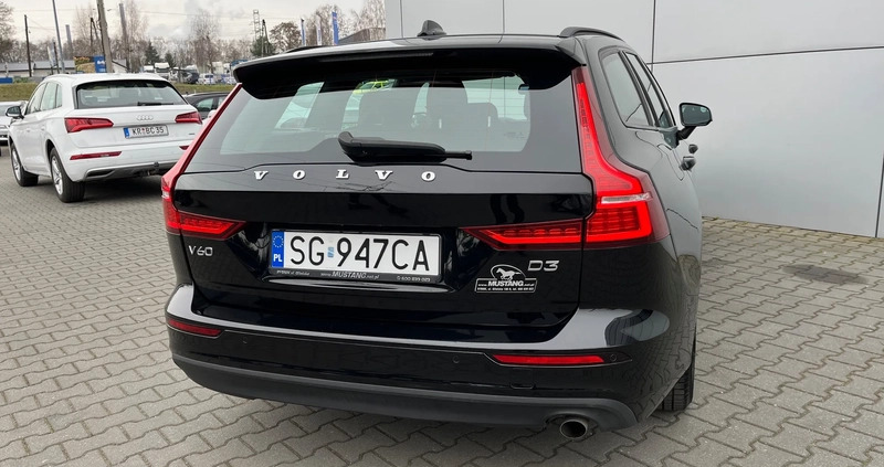 Volvo V60 cena 79900 przebieg: 154700, rok produkcji 2019 z Rybnik małe 436